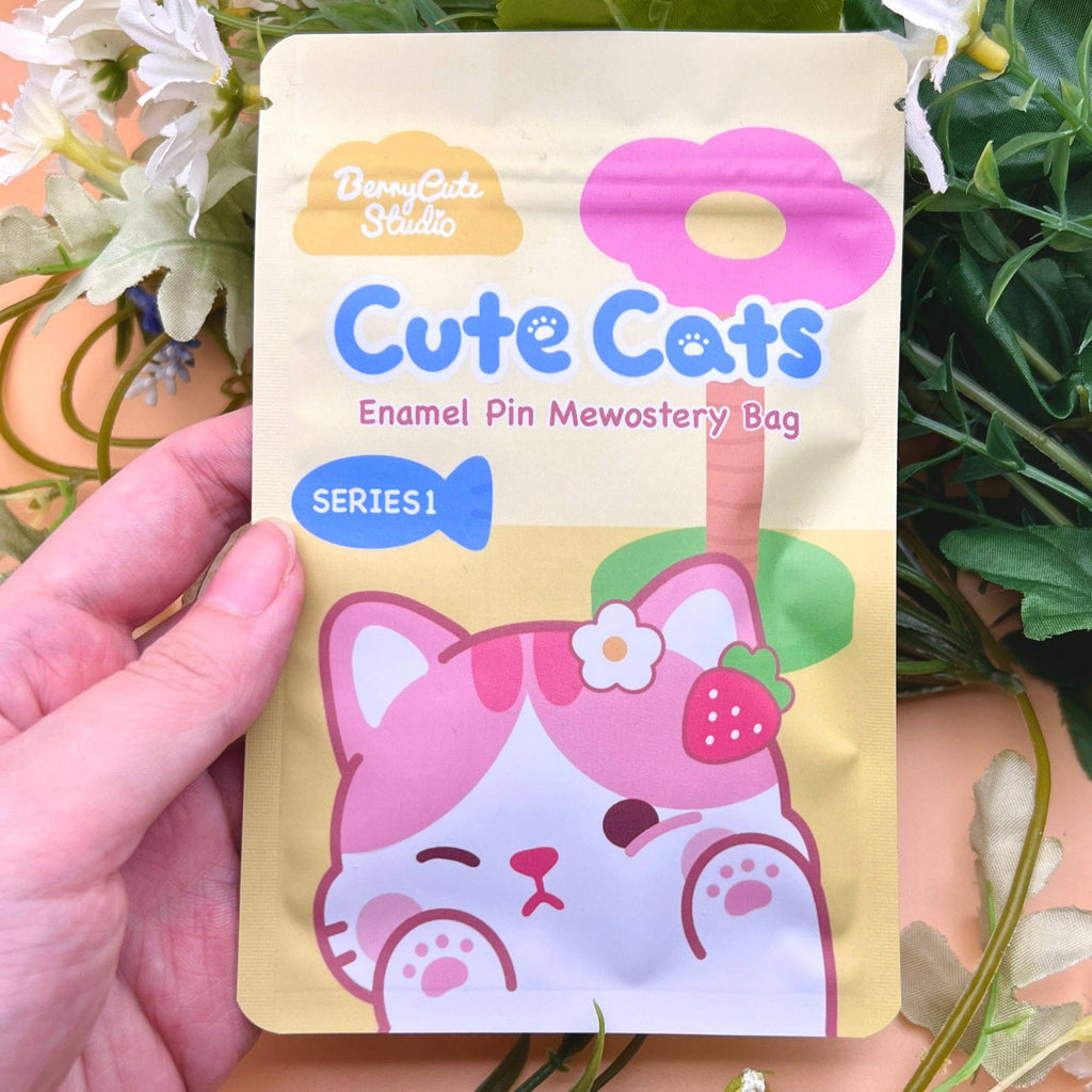 Cute Cats Mystery Bag Enamel Pin — Series 1