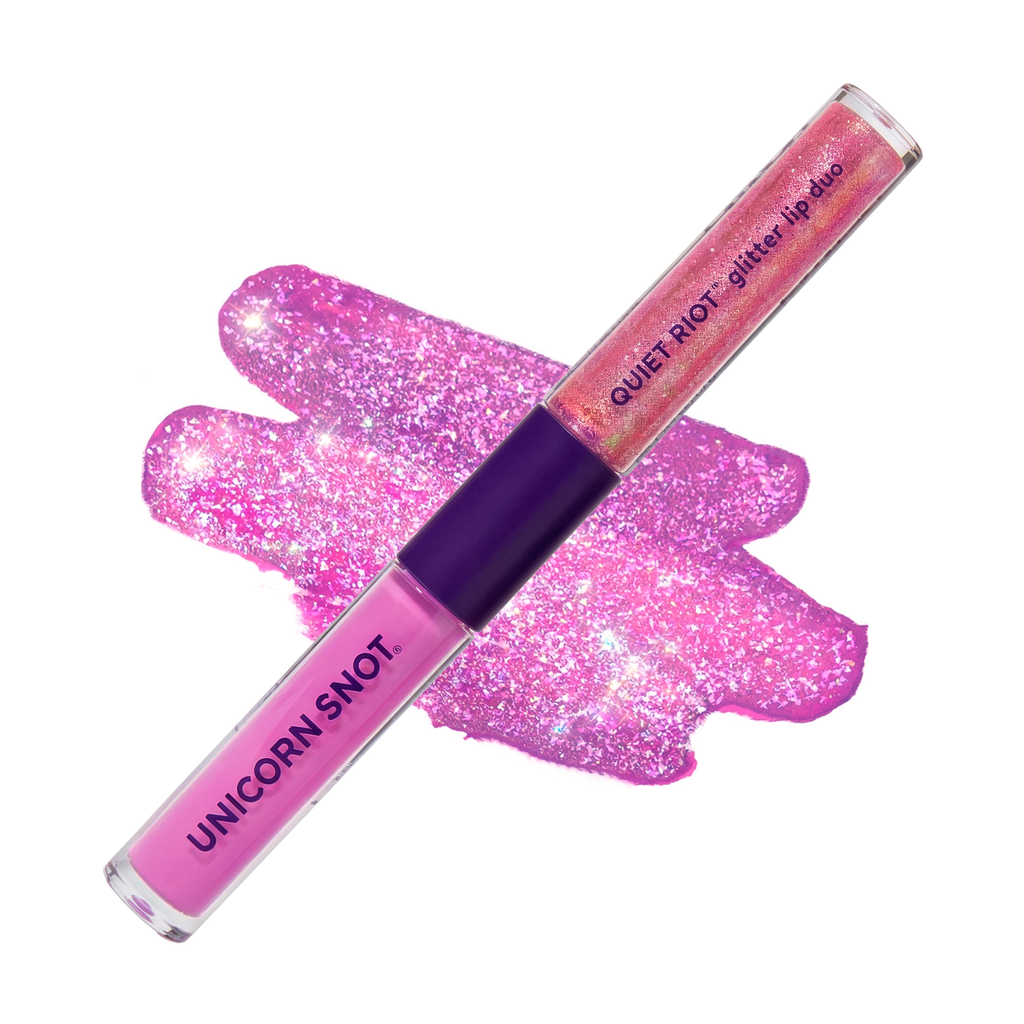 Quiet Riot Glitter Lip Duo - Gush