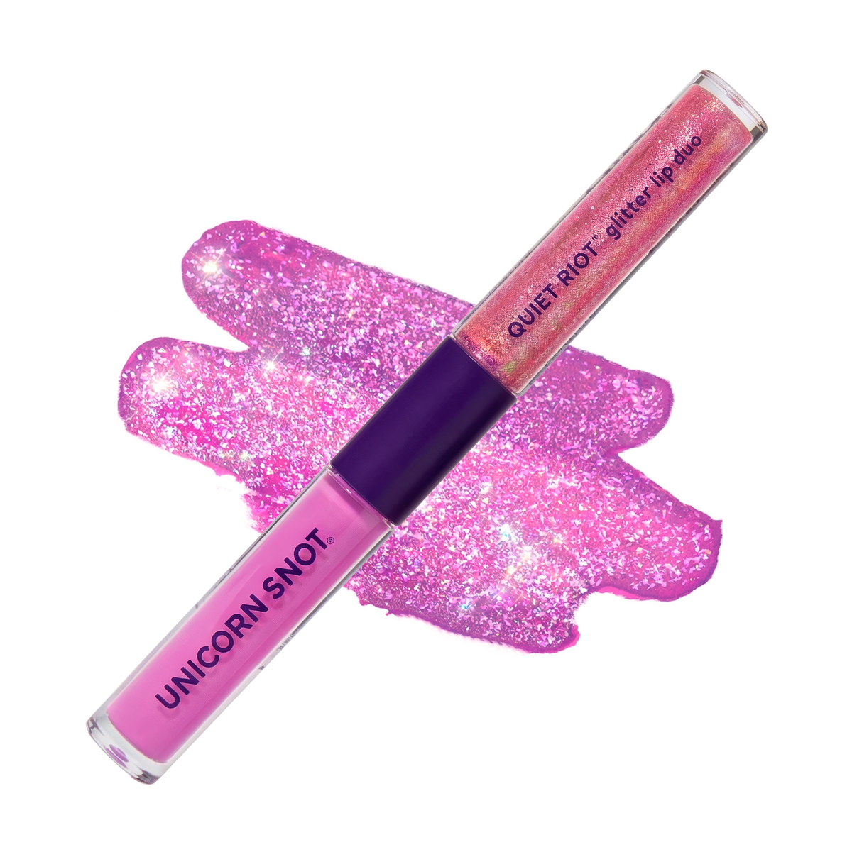 Quiet Riot Glitter Lip Duo - Gush
