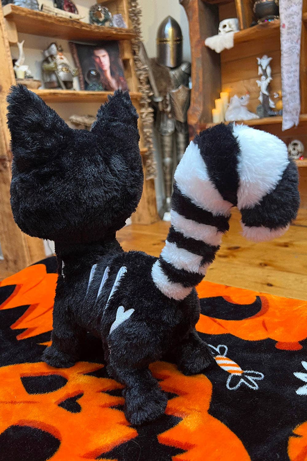 Skelekitty Skeleton Cat Plush
