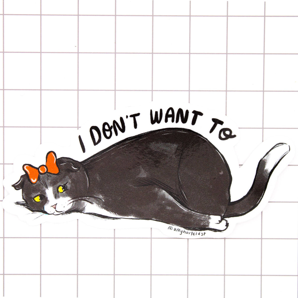 Procrastination Princess Sticker