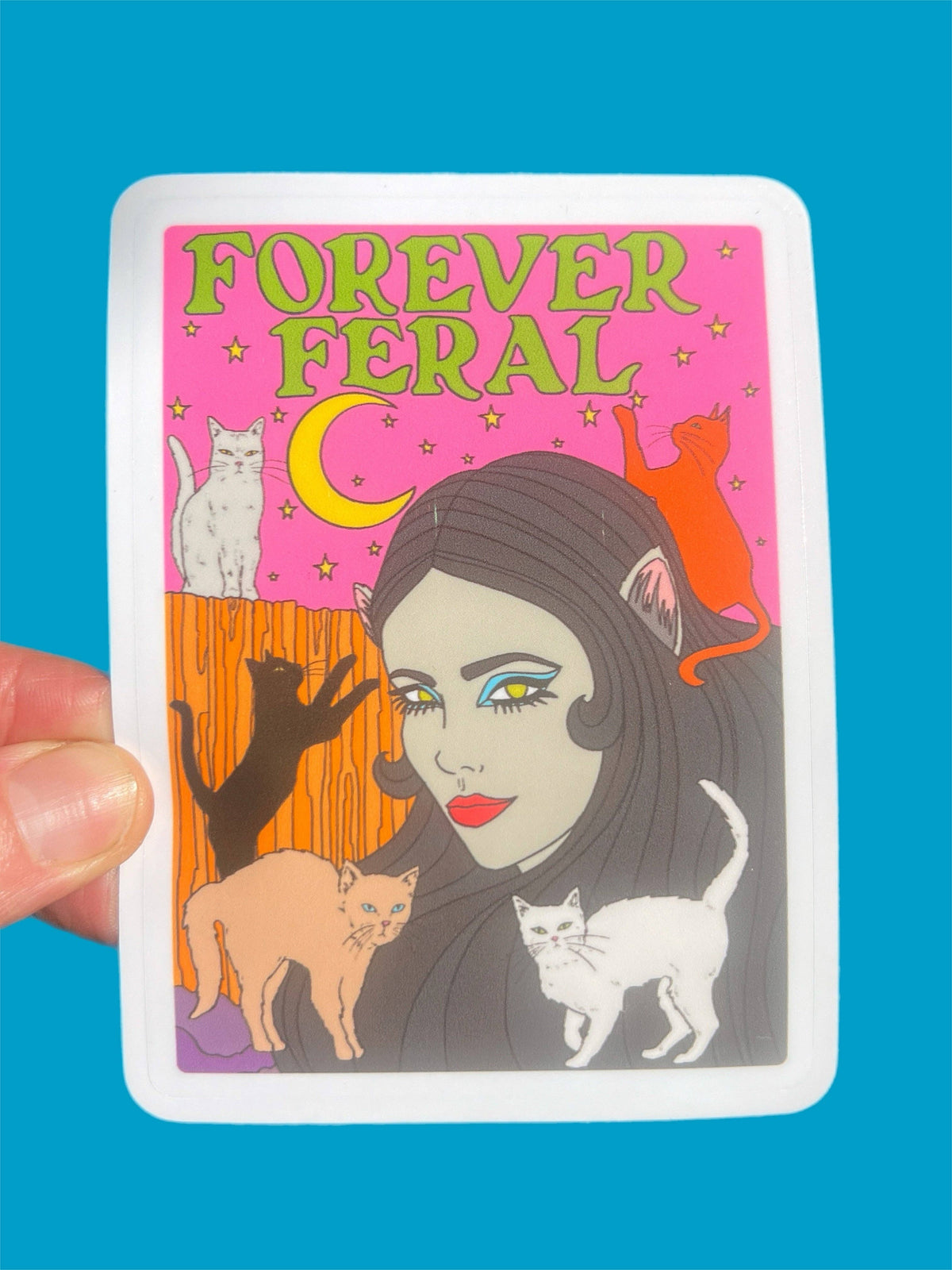 Forever Feral Sticker
