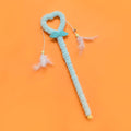 Blue Heart Cat Teaser Wand Toy