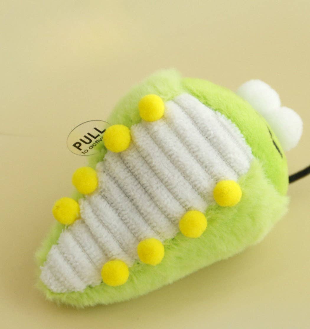 Plush Caterpillar Cat Toy