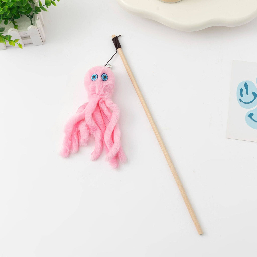 Octopus Cat Teaser Wand Toy