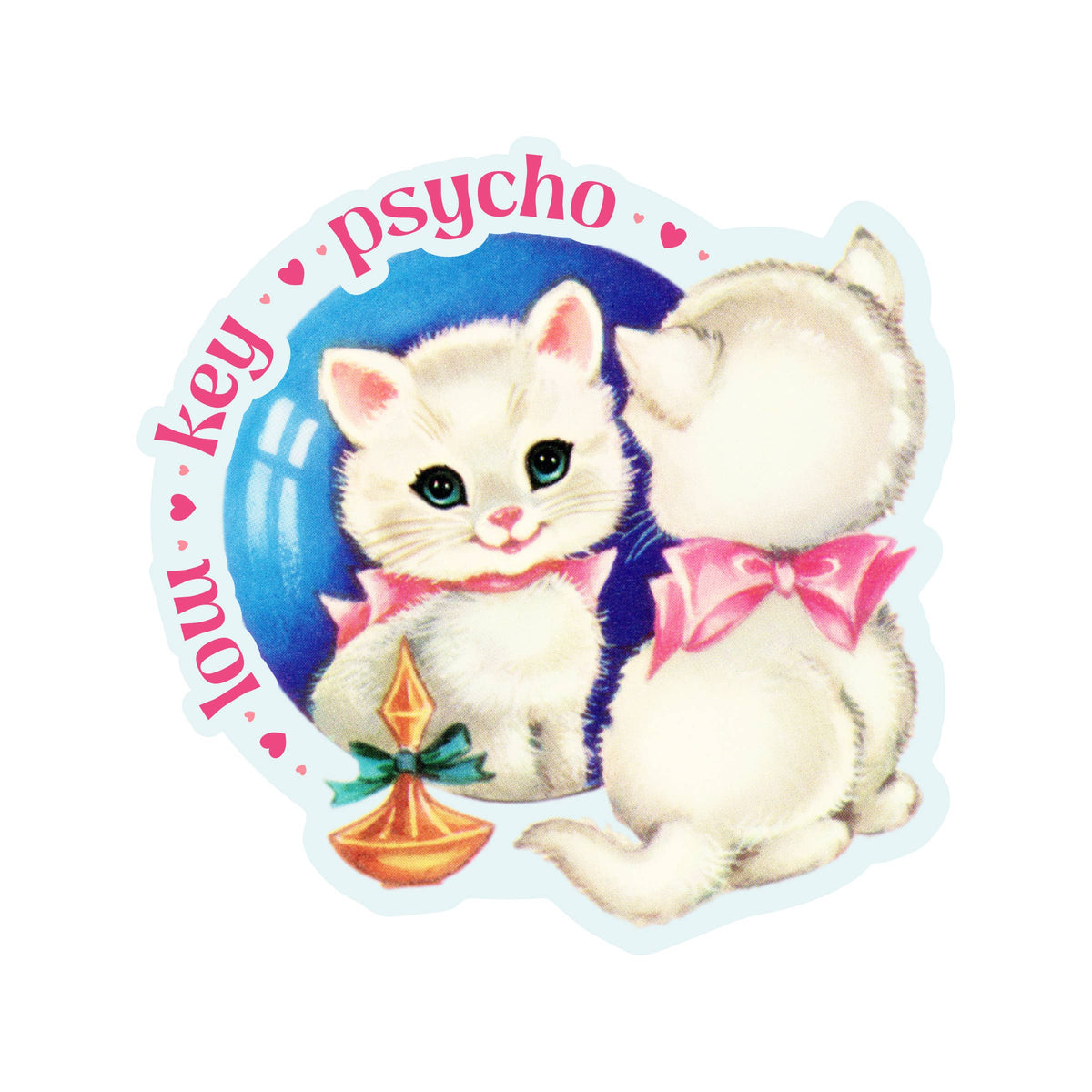 Psycho Kitty Sticker