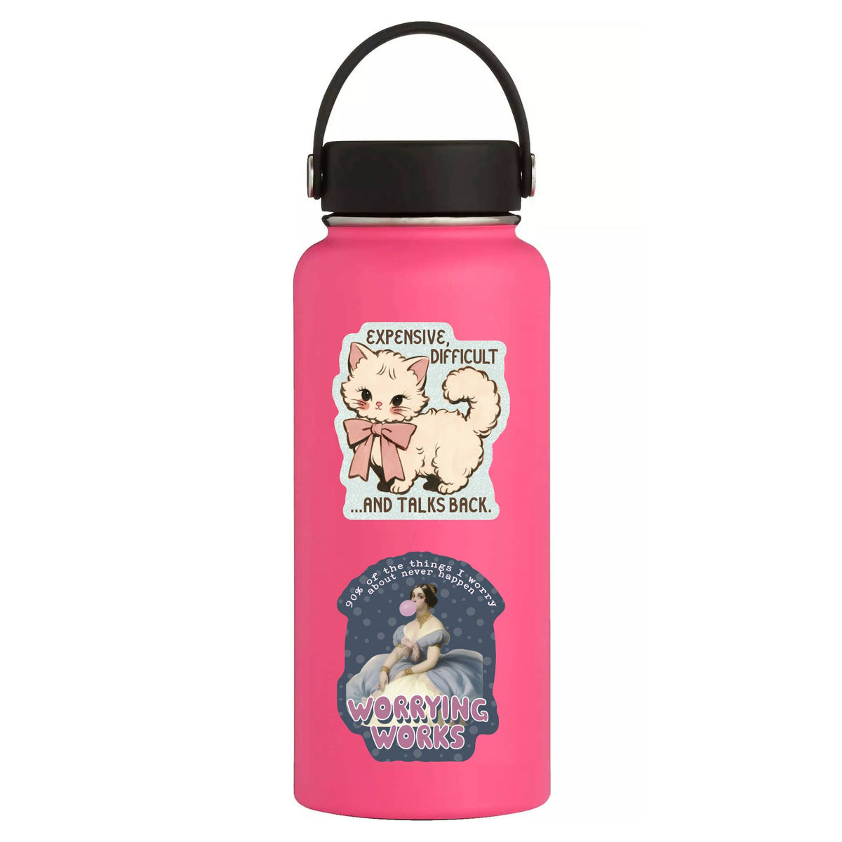 Expensive, Difficult & Talks Back Cat Sticker