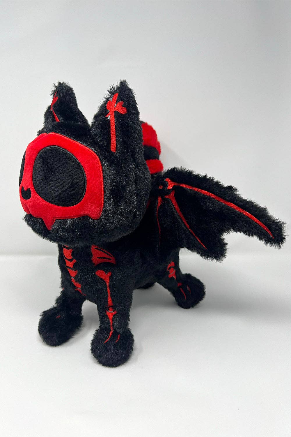 Skelekitty Vampire Bat Cat Plush