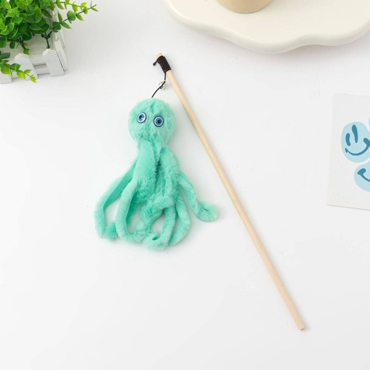 Octopus Cat Teaser Wand Toy