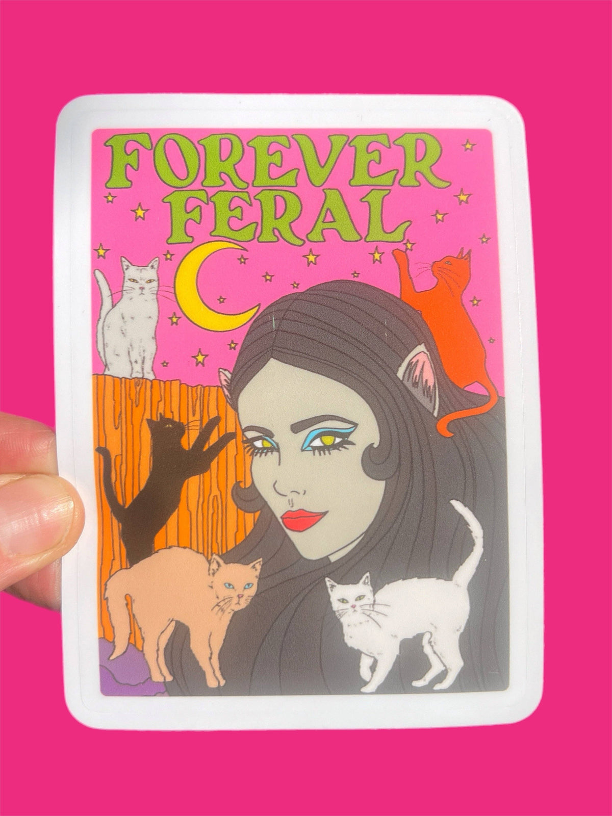 Forever Feral Sticker