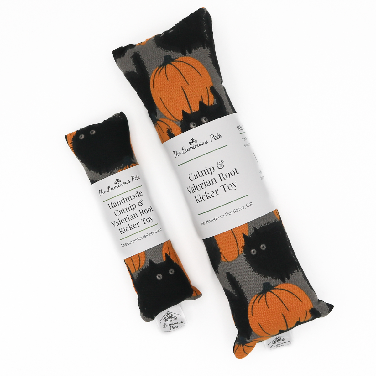 Pumpkin Patch Catnip & Valerian Root Kicker Toy