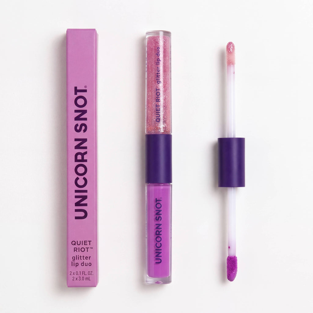 Quiet Riot Glitter Lip Duo - Gush