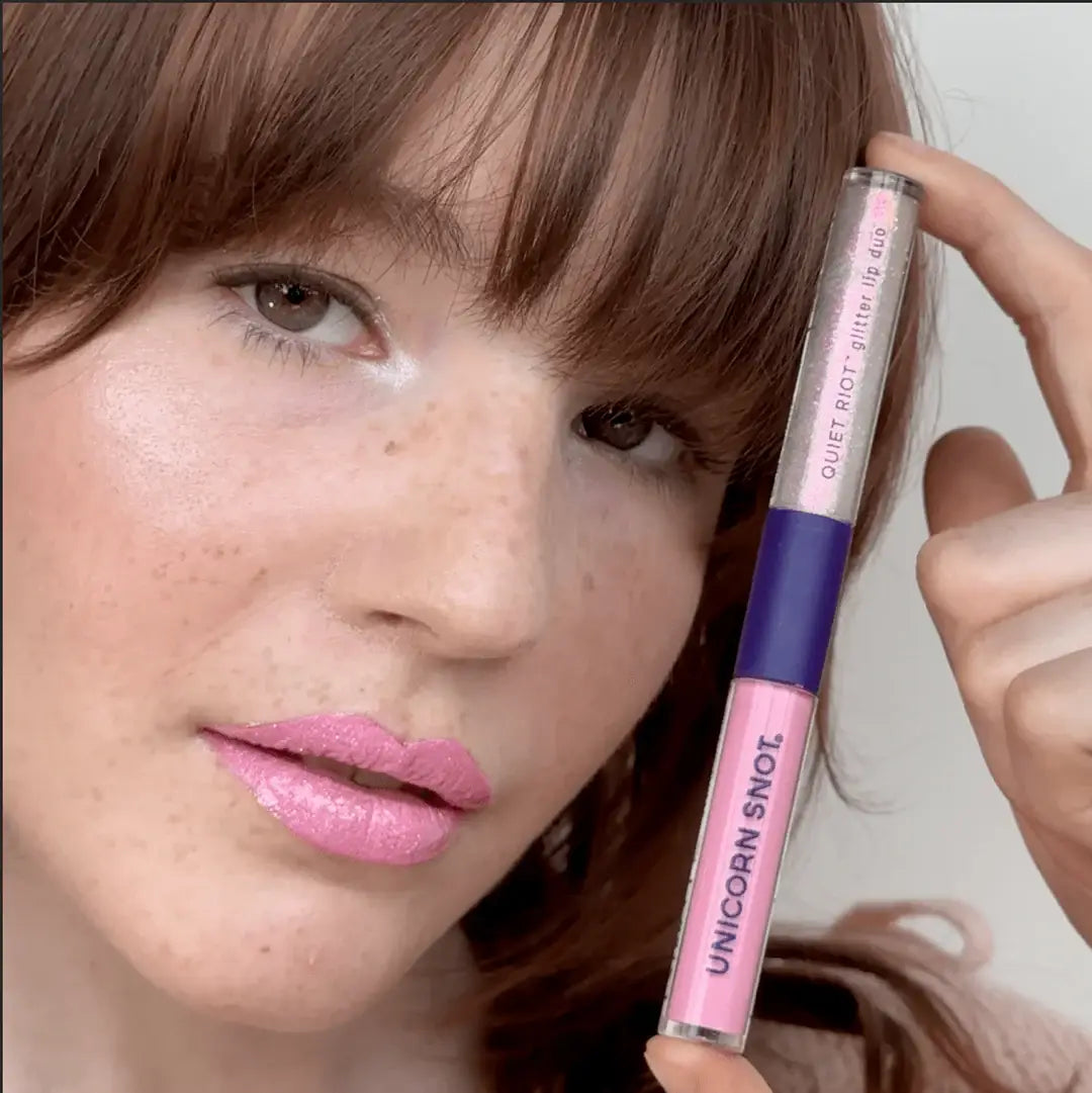 Quiet Riot Glitter Lip Duo – Hush