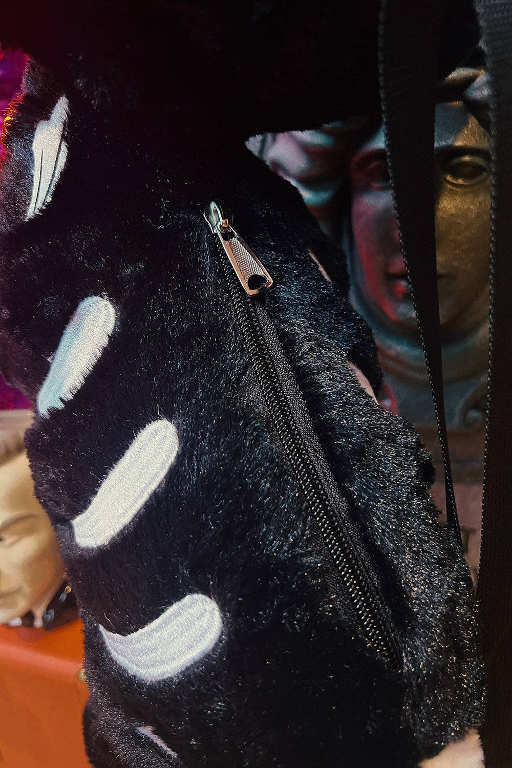 Skelekitty Skeleton Cat Plush Purse