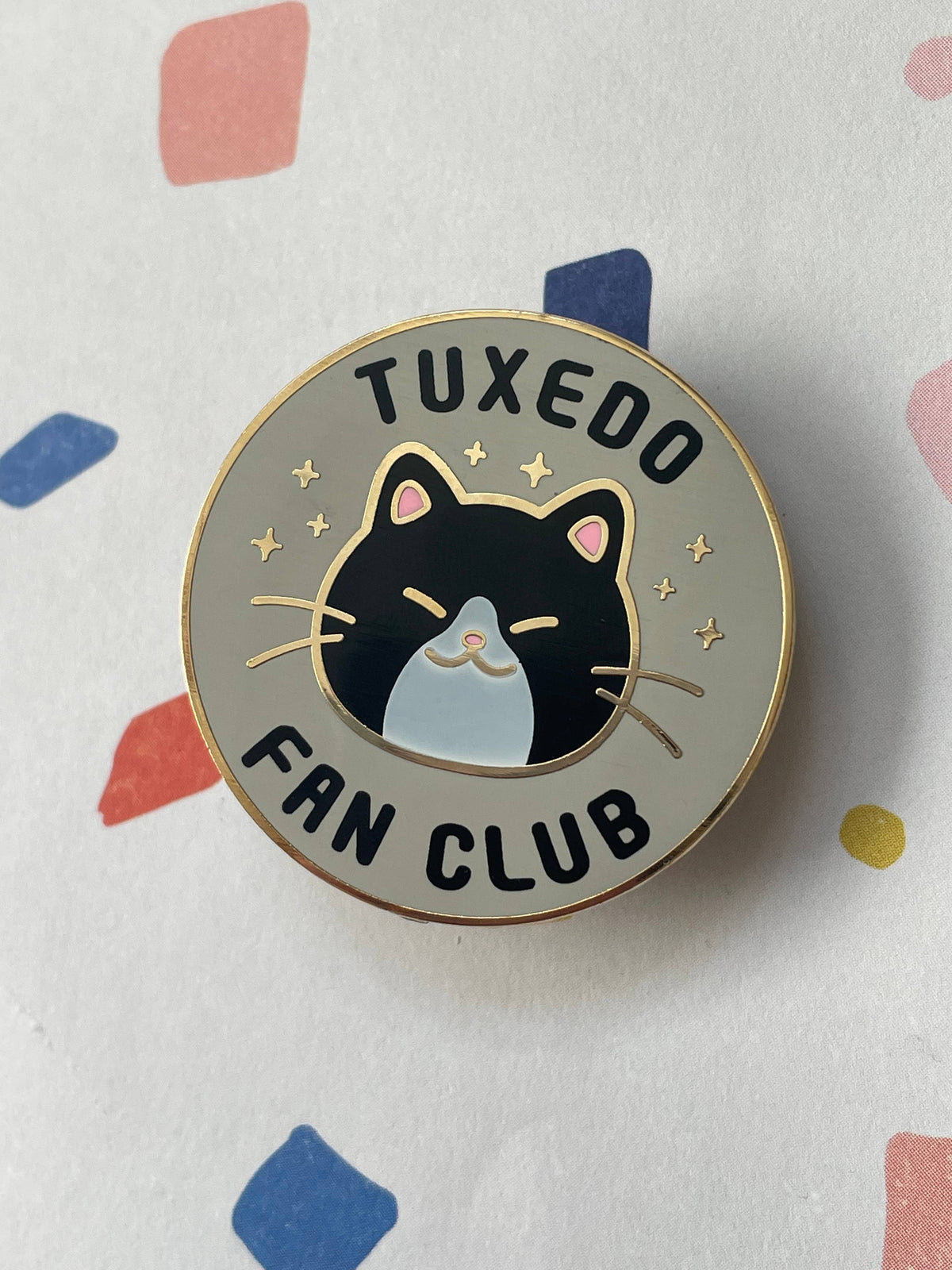 Cat Fan Club Enamel Pin: Choose Your Cat