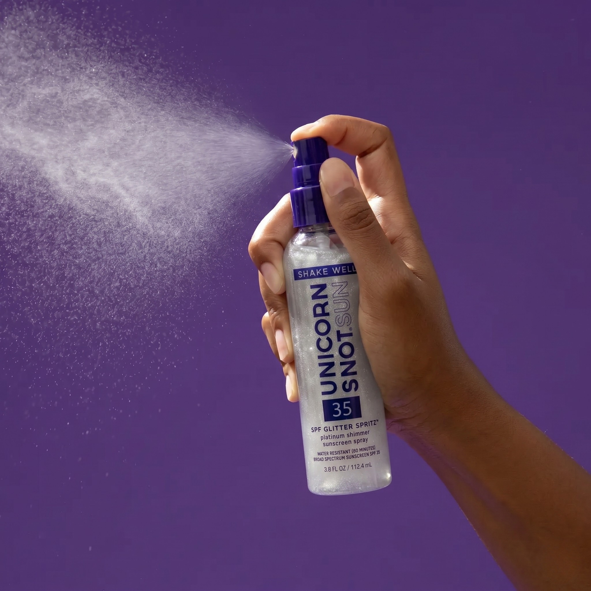 Platinum Glitter Sunscreen Spray SPF 35