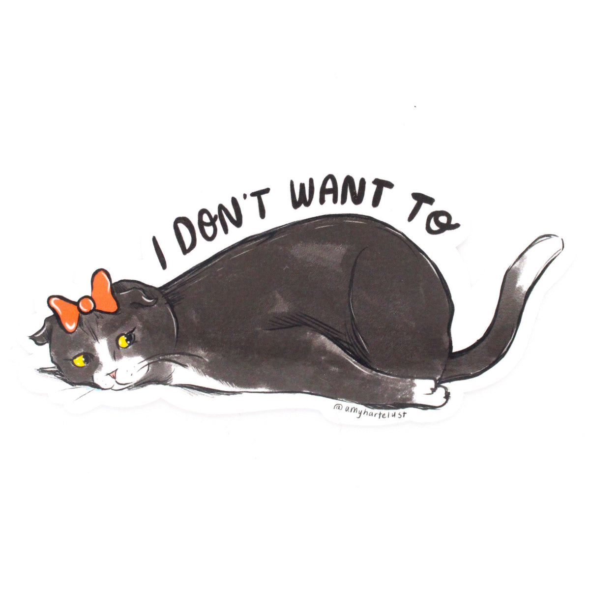Procrastination Princess Sticker