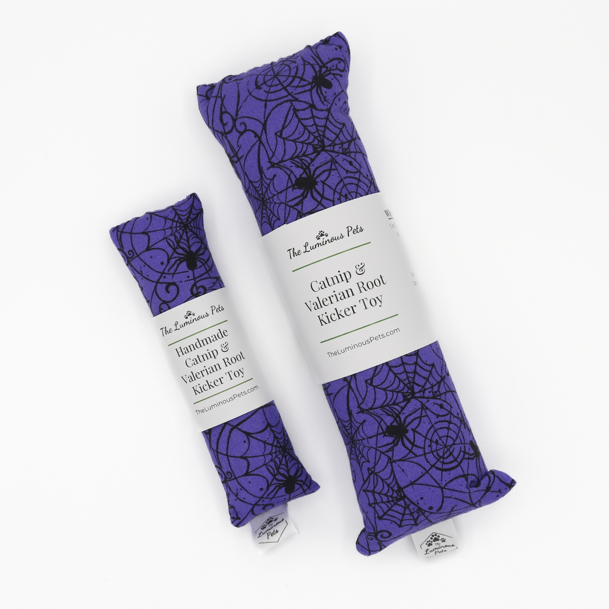 Purple Spiderweb Catnip & Valerian Root Toy