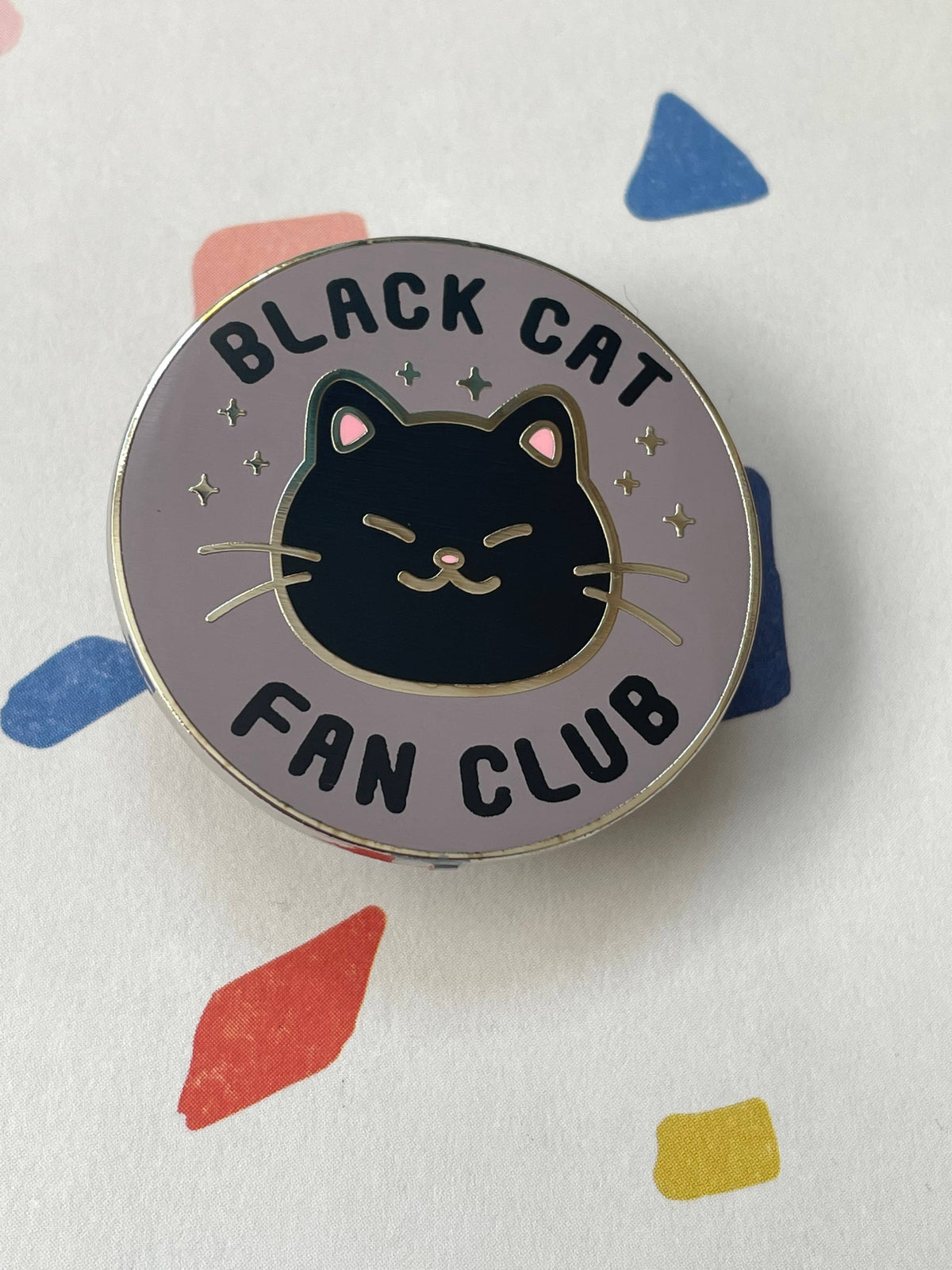 Cat Fan Club Enamel Pin: Choose Your Cat