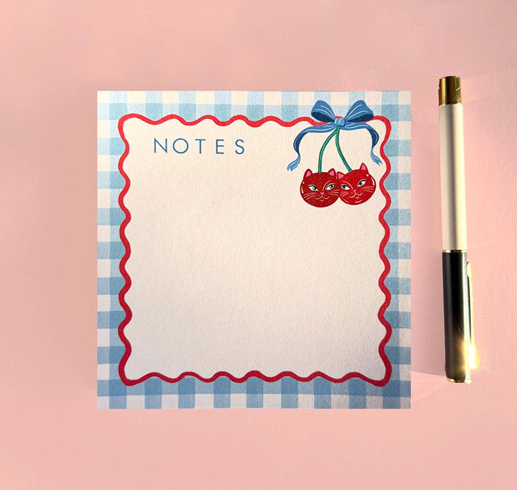 Cherry Cats Notepad