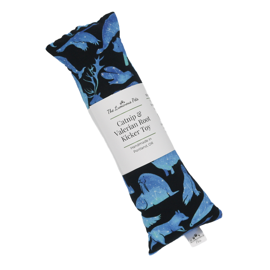 Catnip with Valerian Root Cat Toy | Celestial Animals |Stars