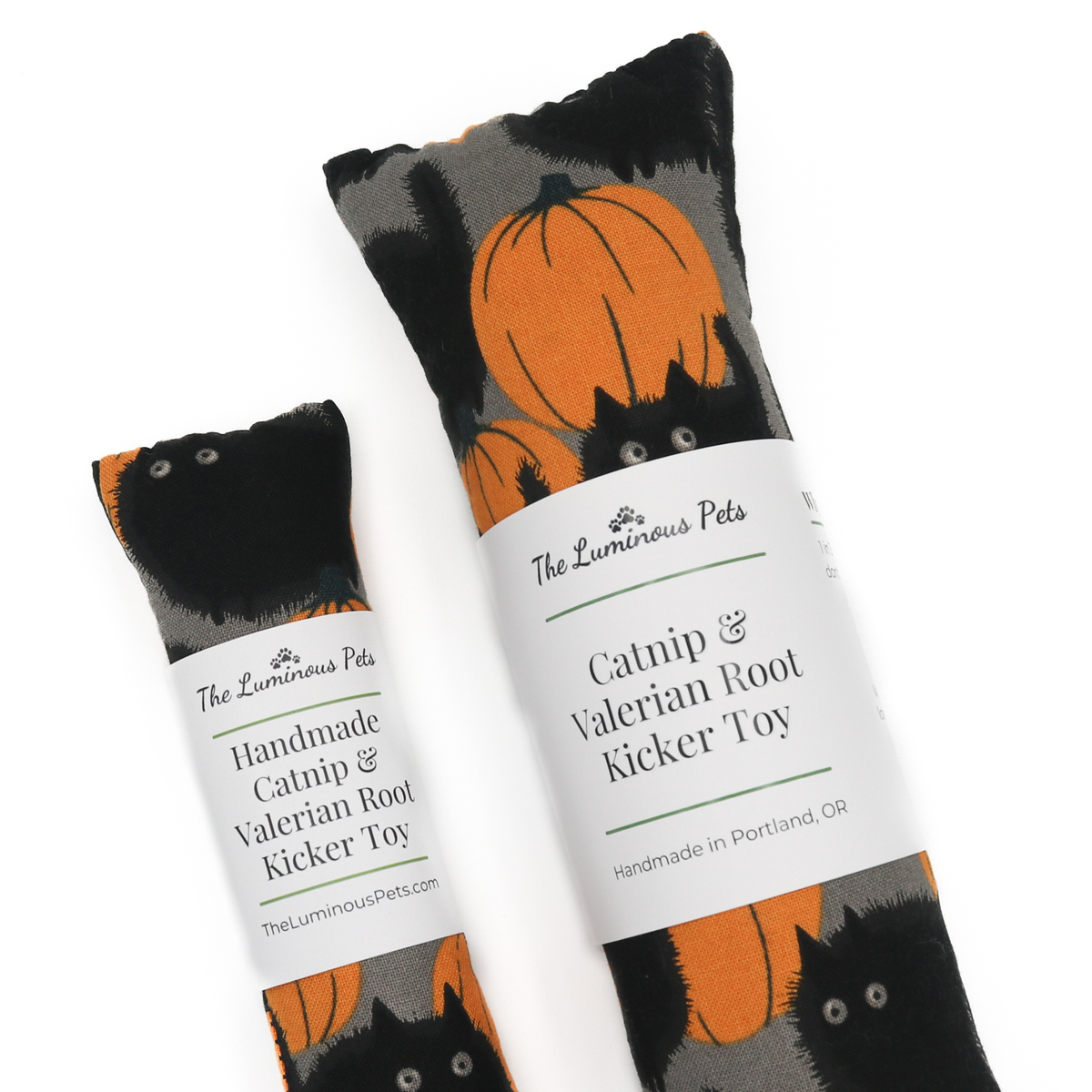Pumpkin Patch Catnip & Valerian Root Kicker Toy