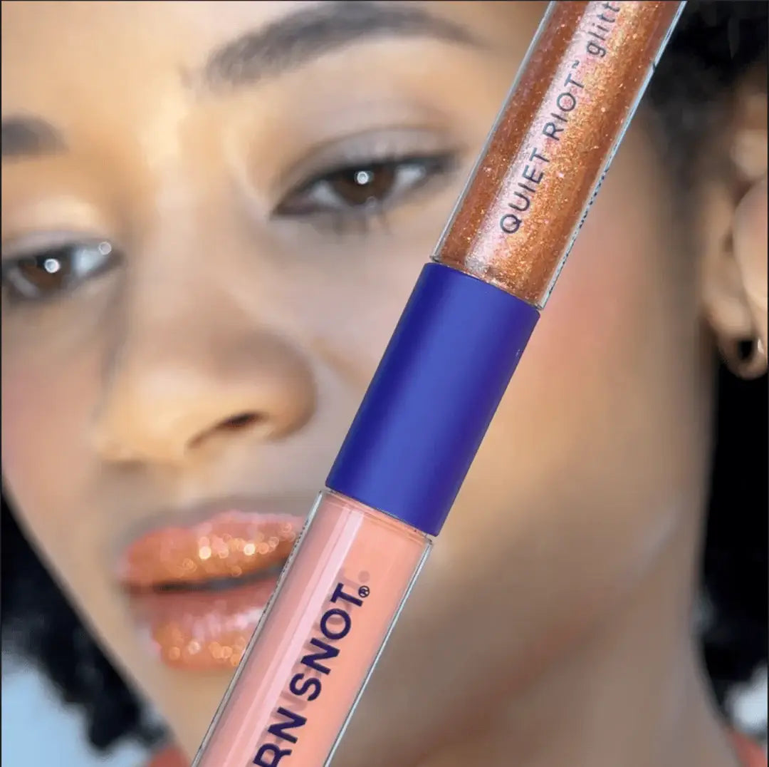Quiet Riot Glitter Lip Duo – Blur