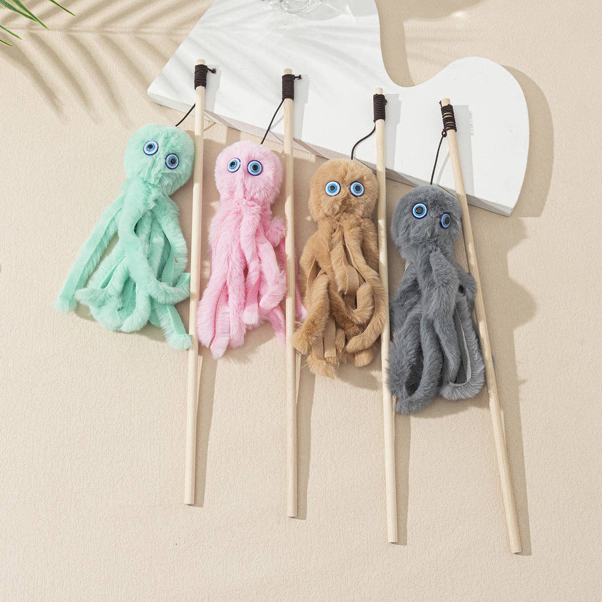 Octopus Cat Teaser Wand Toy
