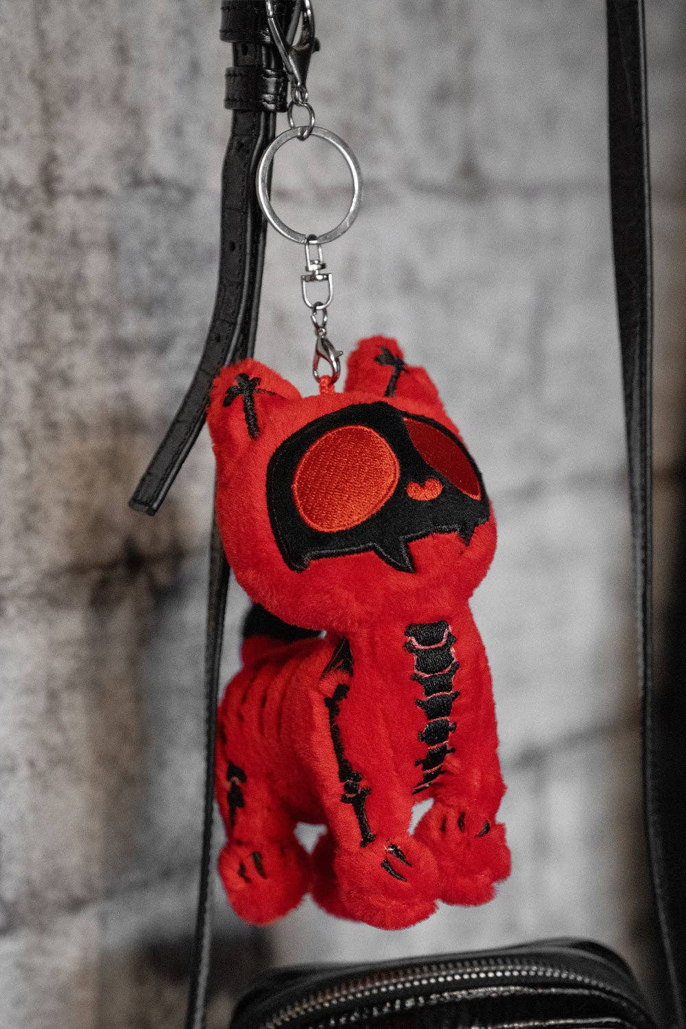 Blood Moon Kitty Plush Keychain