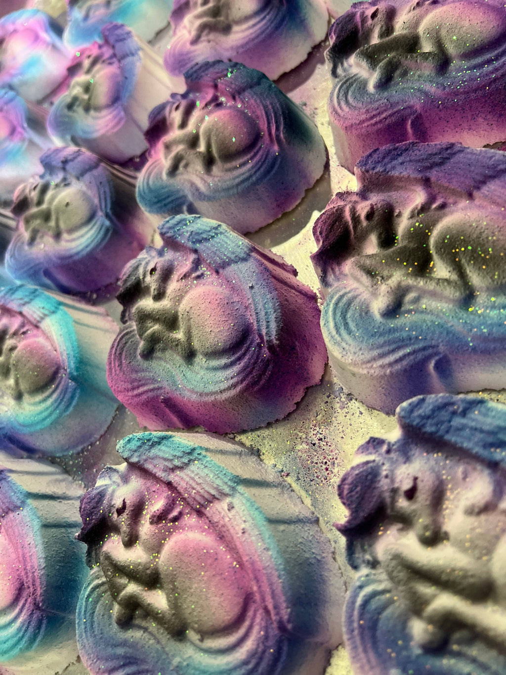 Sleeping Pegasus Crystal Infused Bath Bomb