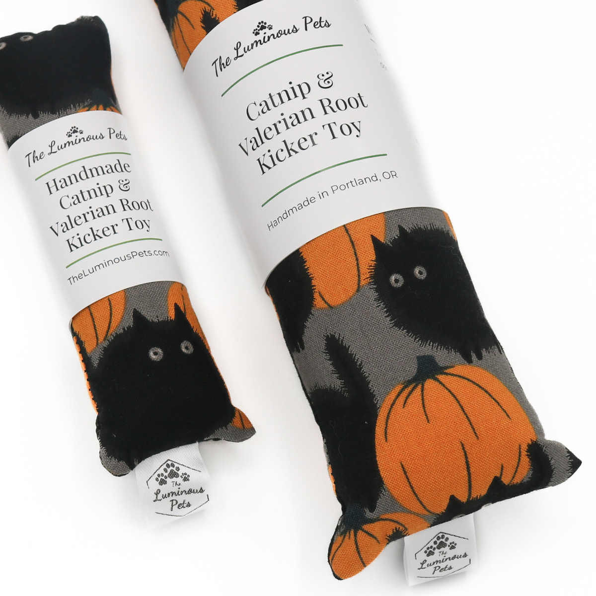 Pumpkin Patch Catnip & Valerian Root Kicker Toy