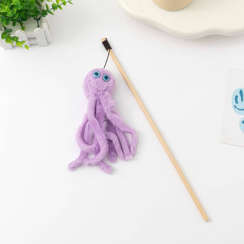 Octopus Cat Teaser Wand Toy
