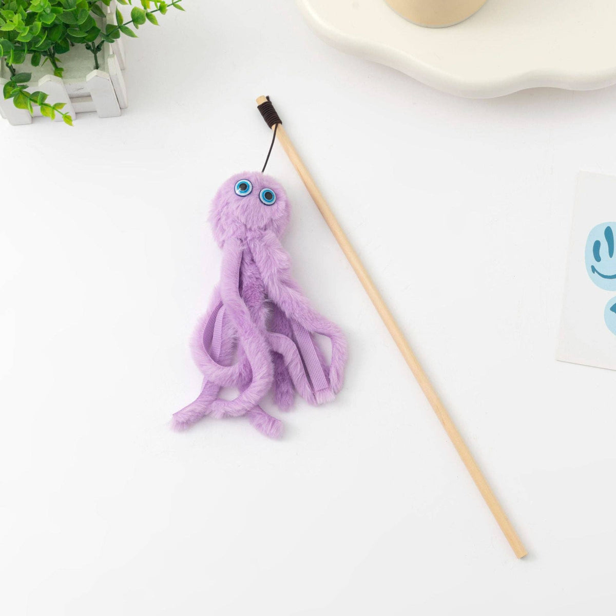 Octopus Cat Teaser Wand Toy
