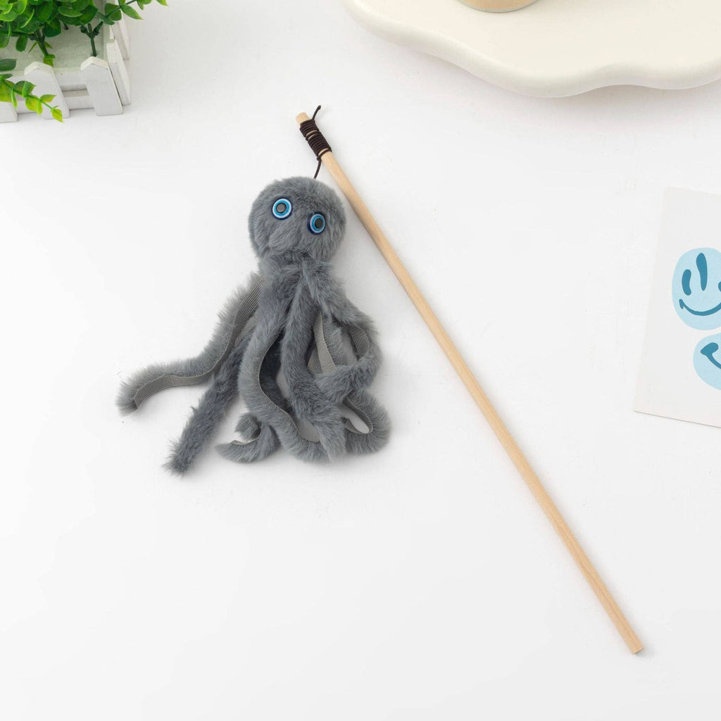 Octopus Cat Teaser Wand Toy