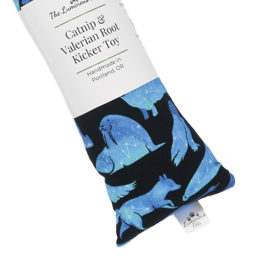 Catnip with Valerian Root Cat Toy | Celestial Animals |Stars