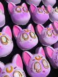 Moon Kitty Crystal Infused Bath Bomb