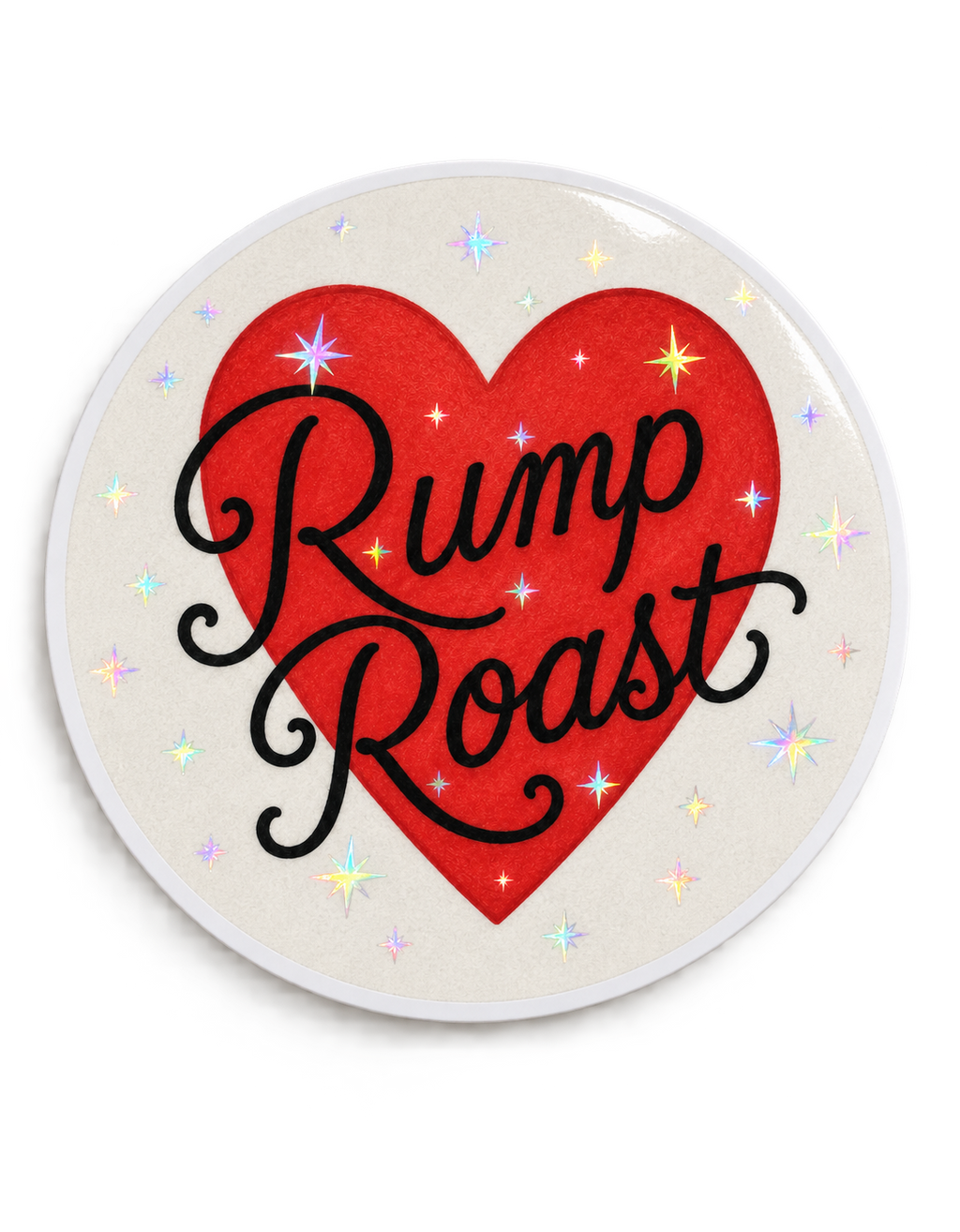 Rump Roast Star Holographic Sticker Set | 2-Pack