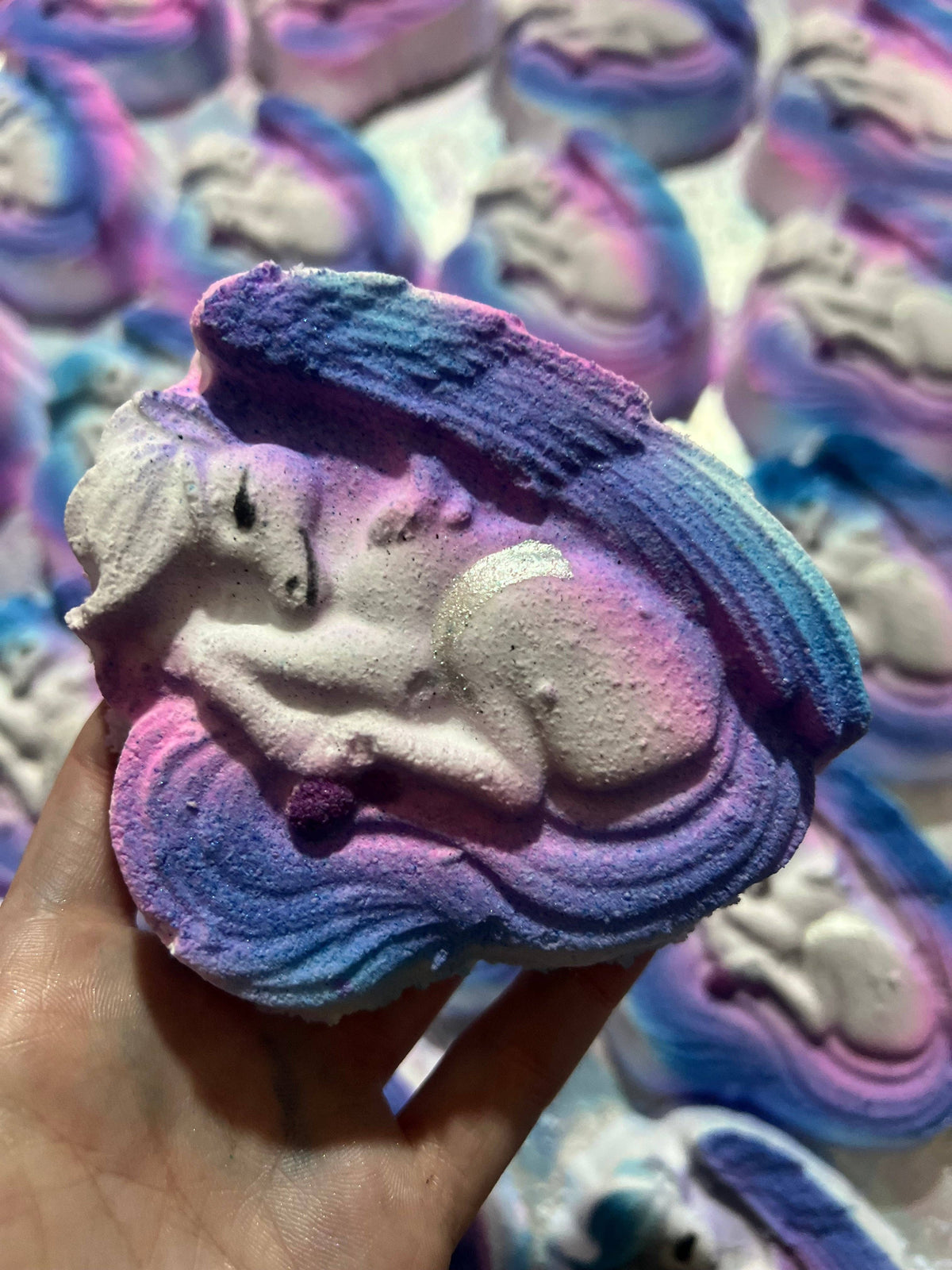Sleeping Pegasus Crystal Infused Bath Bomb