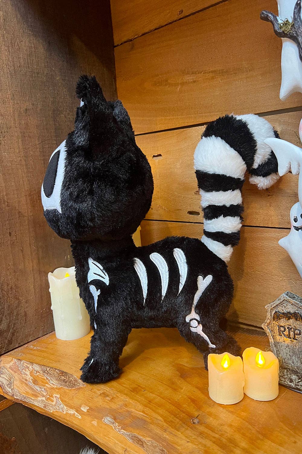 Skelekitty Skeleton Cat Plush