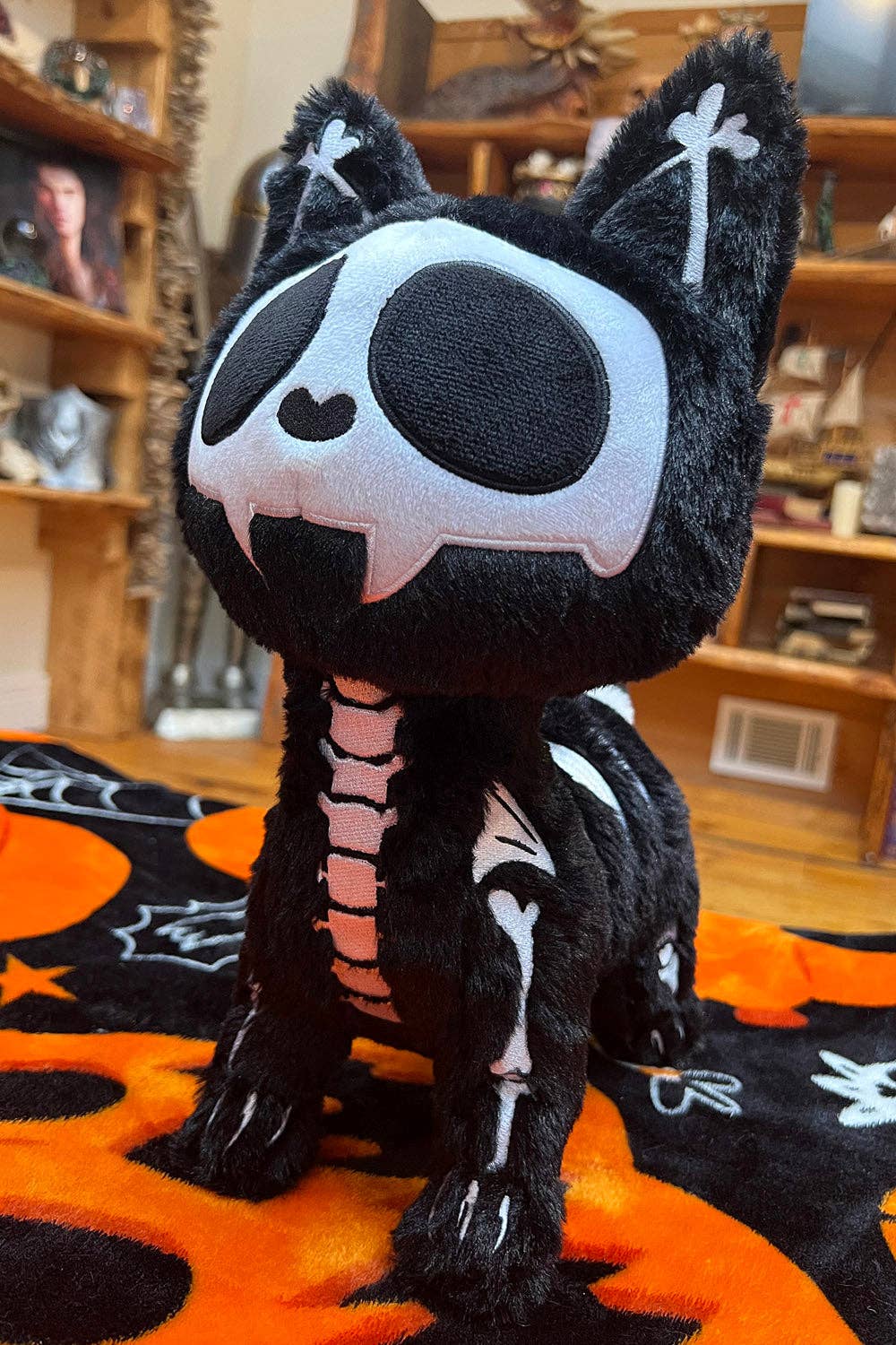 Skelekitty Skeleton Cat Plush