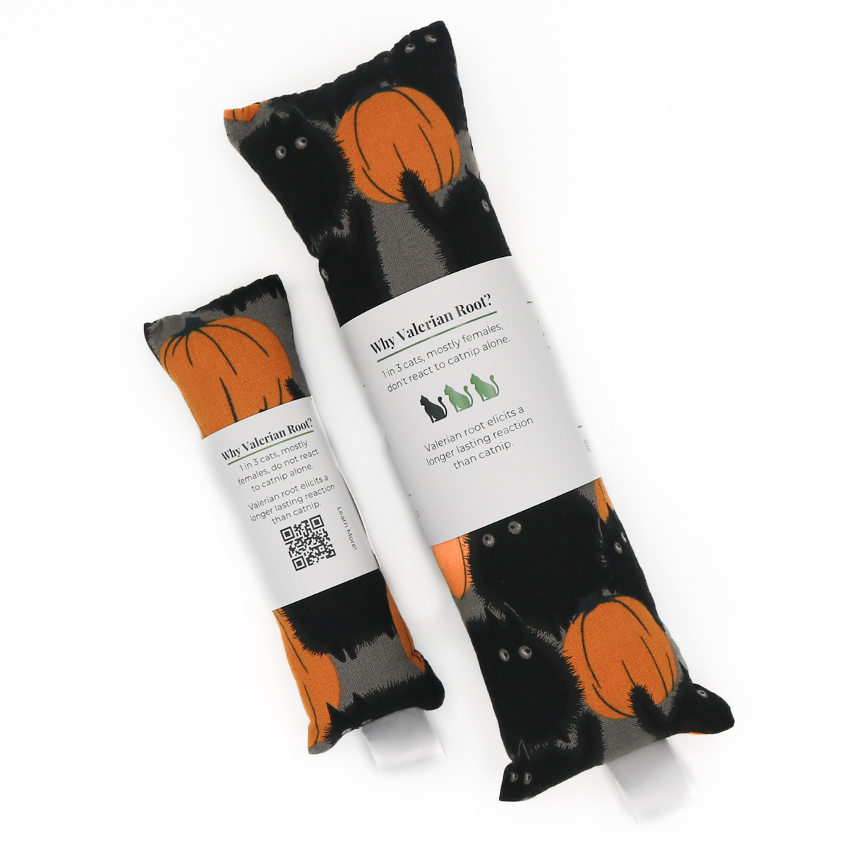Pumpkin Patch Catnip & Valerian Root Kicker Toy