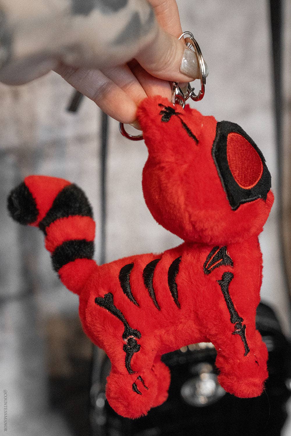 Blood Moon Kitty Plush Keychain