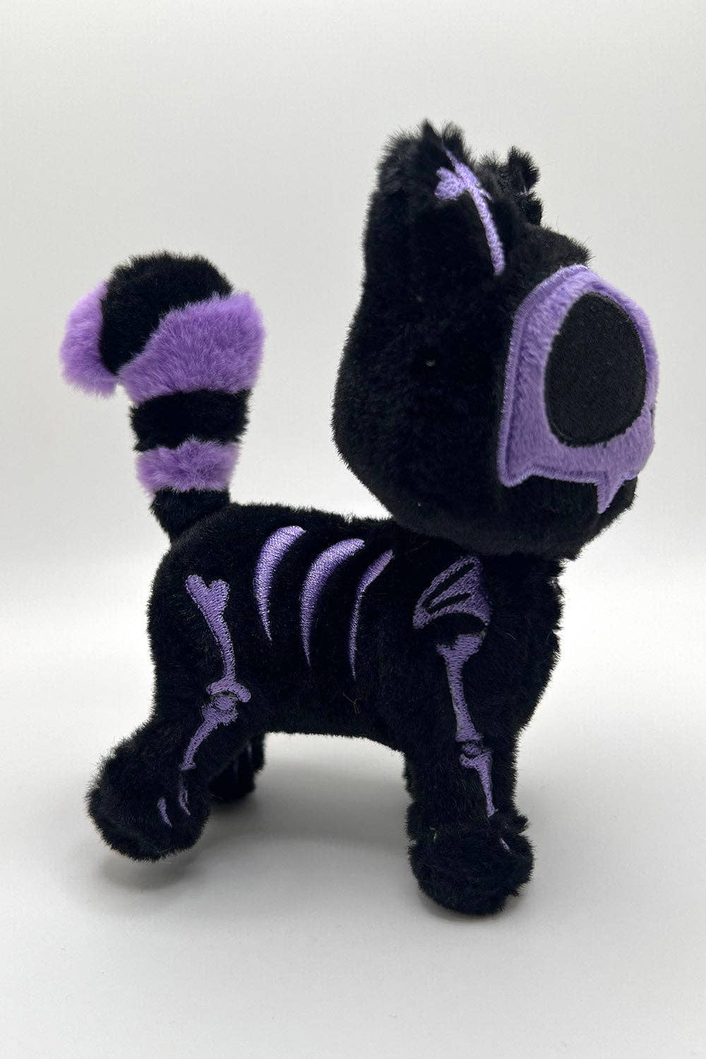 Ultraviolet Skelekitty Plush Keychain
