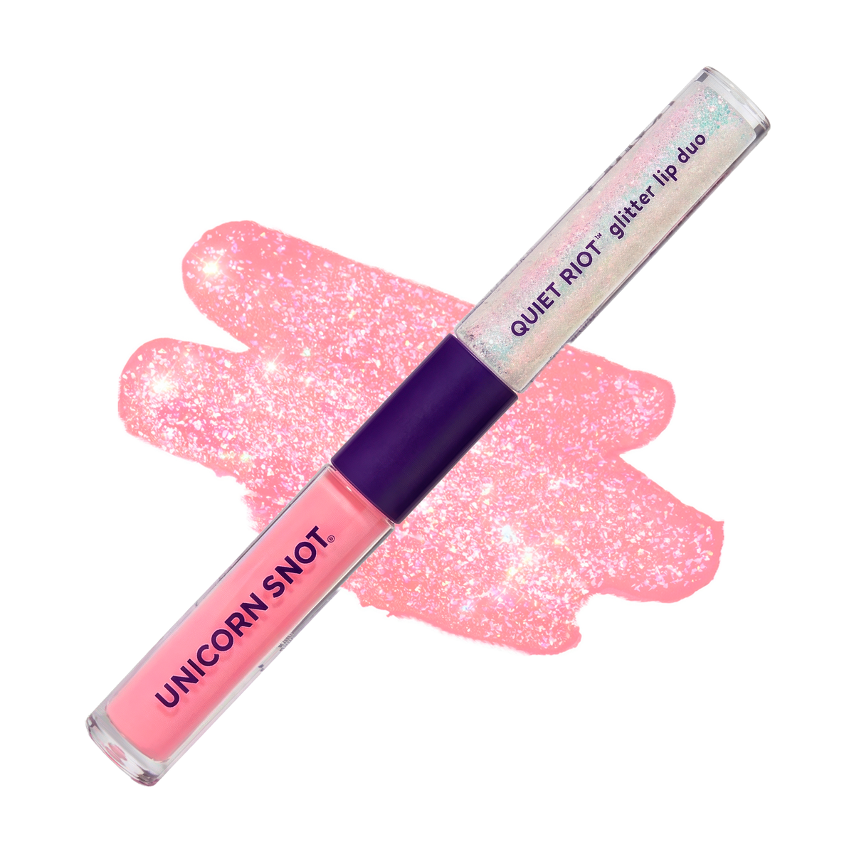 Quiet Riot Glitter Lip Duo – Hush