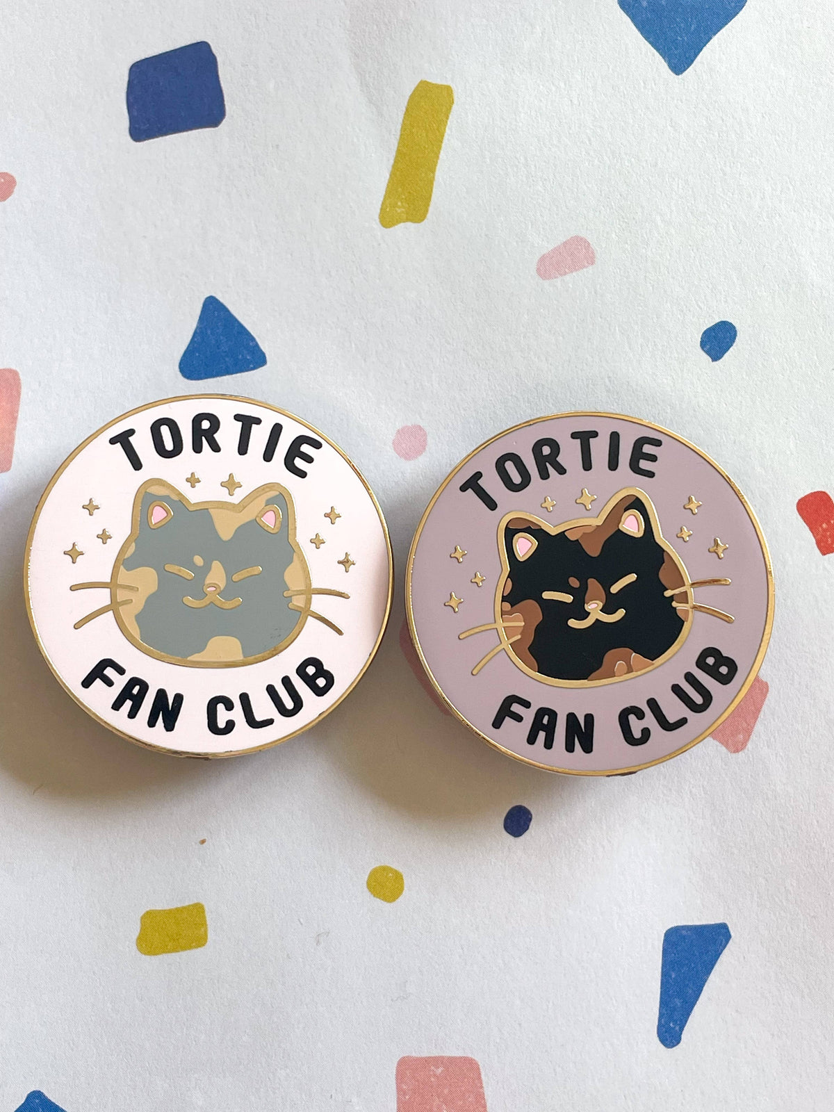 Cat Fan Club Enamel Pin: Choose Your Cat