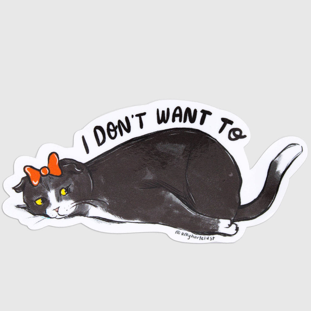 Procrastination Princess Sticker